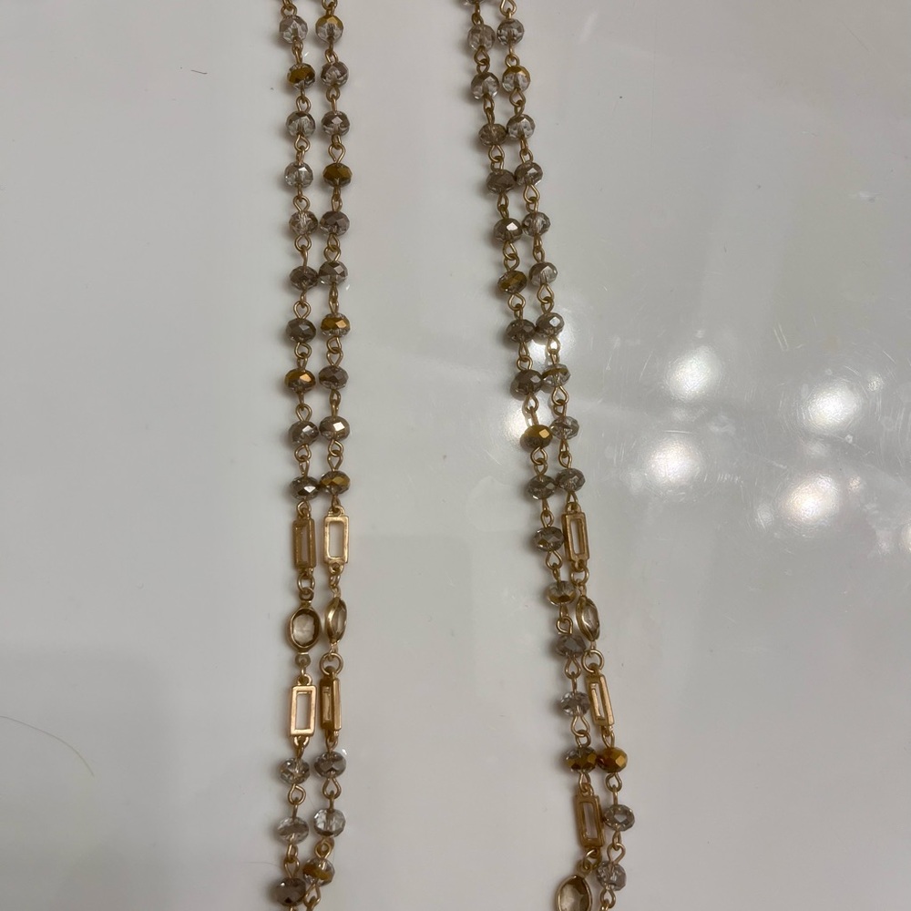 Elegant Gold and Silver Women's Necklace